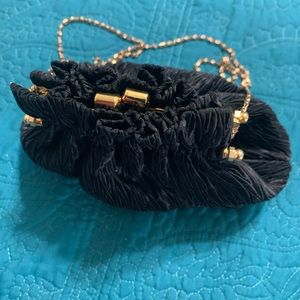 Cocktail/Evening Snap Gold Chain Shoulder Bag